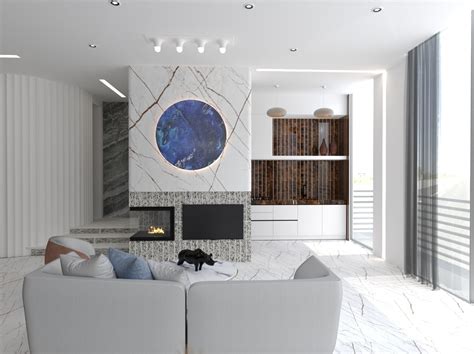 Гранит в светлом интерьере | PRO Design
