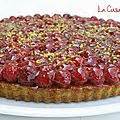 Tarte Pistaches Framboises La Cuisine Caro