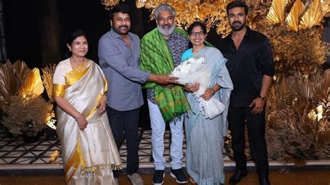 Megastar Chiranjeevi Honours Our Oscar Winners Ss Rajamouli Mm