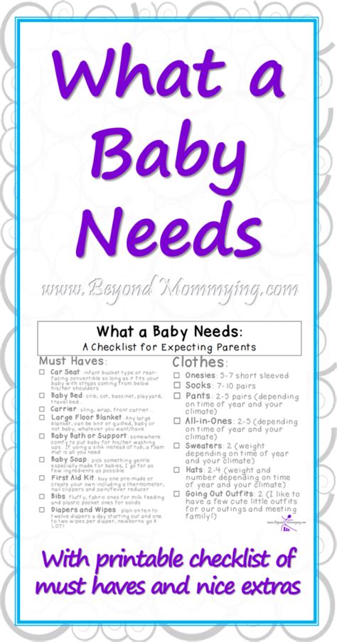 What A Baby Needs Beyond Mommying