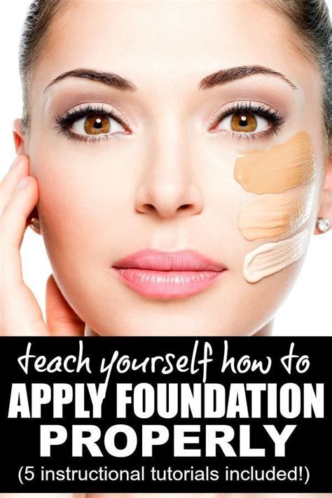 5 Tutorials To Teach You How To Apply Foundation Like A Pro How To