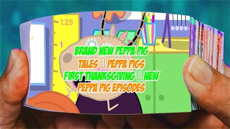 Brand New Peppa Pig Tales 🐷 Peppa Pigs First Thanksgiving 🐷 New Peppa