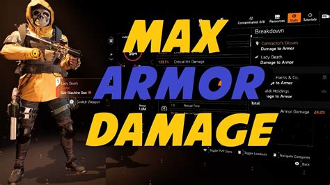 MELT THE META Max Armor Damage Build The Division 2 Build