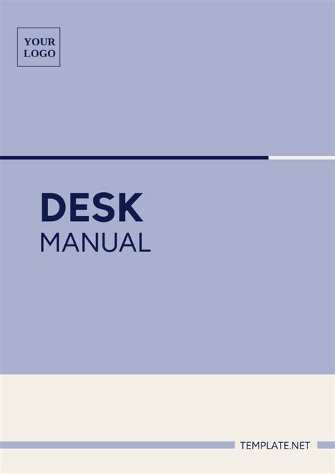 Free Desk Manual Template Edit Online And Download