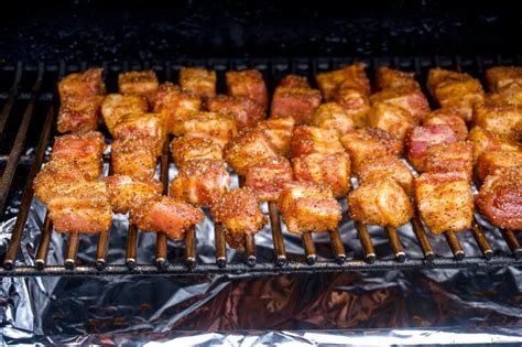 Pork Belly Burnt Ends Easy Traeger Recipe Crave The Good