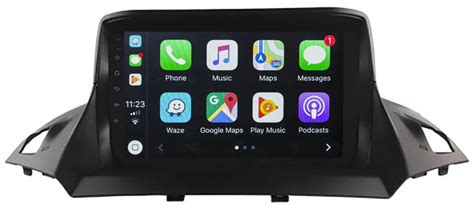 Autoradio Tactile Gps Android Et Carplay Sans Fil Ford Kuga Et C Max