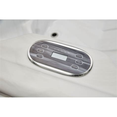 Luxury Spas Person Jet Acrylic Rectangular Standard Hot Tub With Ozonator In Gray Wayfair