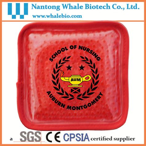 Square Plush Hot Cold Pack Square Gel Beads Hot Cold Pack With Plush Backing Product Center