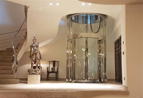 Circular Lifts Perth Round Panoramic Glass Elevators For Homes