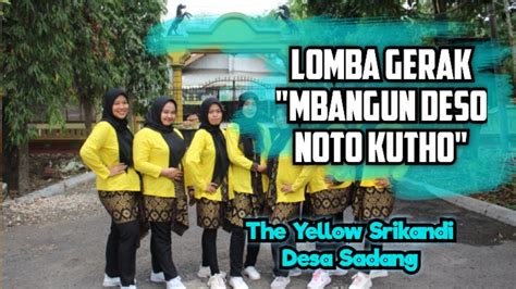 LOMBA GERAK MBANGUN DESO NOTO KUTHO KABUPATEN TUBAN TAHUN 2023 THE