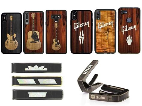 Gibson teams up with Thalia for a run of phone cases and capos