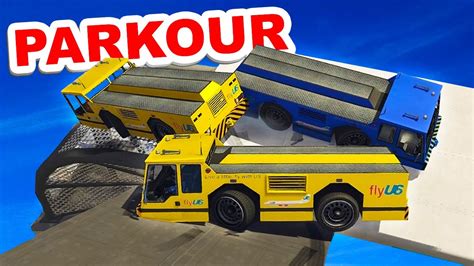 PARKOUR IN SPECIAAL VOERTUIG GAAT FOUT GTA V Online Races YouTube