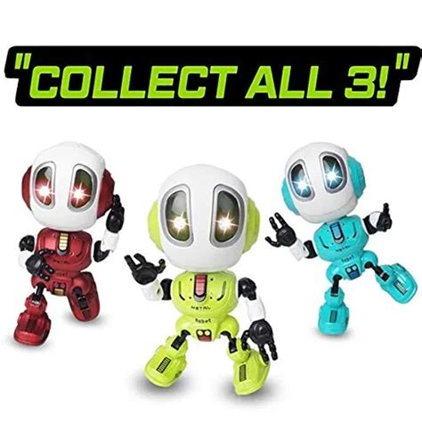 Talking Robot Toys Repeats What You Say Kids Robot Toy Metal Mini Body ...