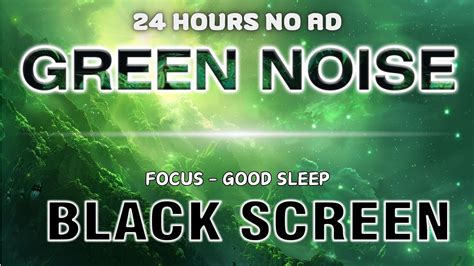 Sleep Instantly With Green Noise Sound BLACK SCREEN Sound To Stop