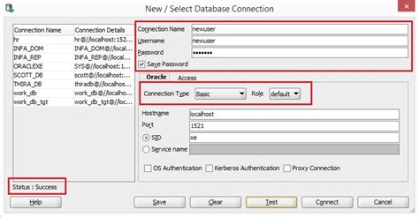 How To Create Connections In Oracle Sql Developer Explore Informatica