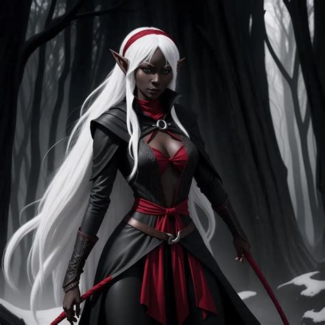 Free Ai Photo Editor Solo Female Drow Elf Rogue Sensual