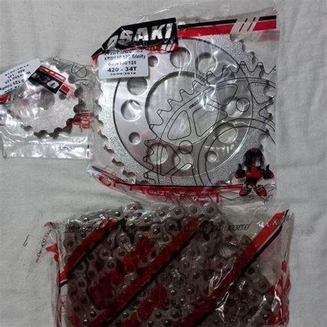 Lyla Yu Osaki Chain Sprocket Set For Honda XRM 110 125 Trinity Wave