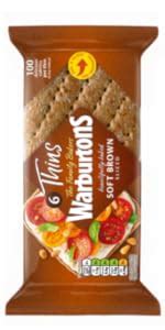 Warburtons 6 Thins Soft Brown Sliced 240g Amazon Co Uk Grocery