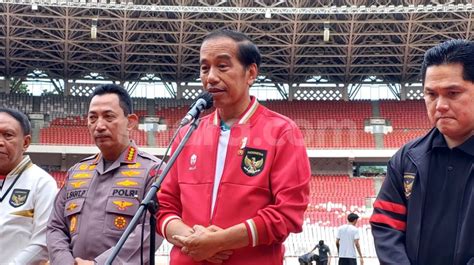 Gagal Tanding Di Piala Dunia U 20 Jokowi Minta Para Pemain Timnas U 20