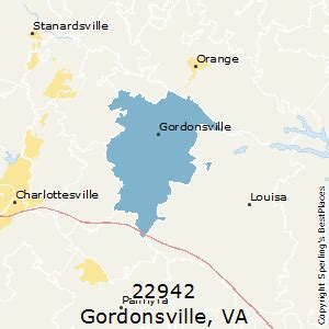 Gordonsville (zip 22942), VA