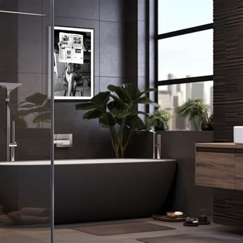 YAXZLWR Black And White Naked Sexy Women Look The Daily Newspaper Poster Modern Wall Art