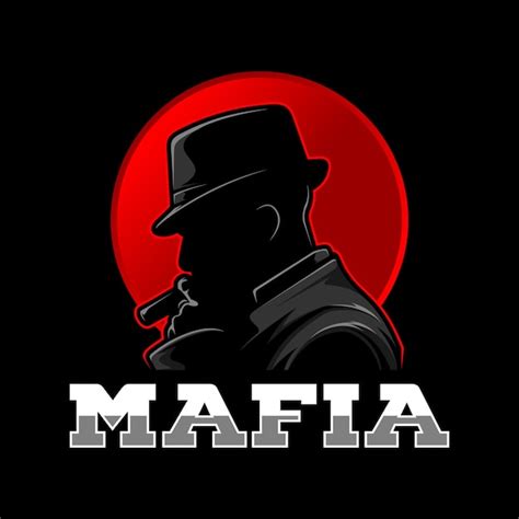 Logotipo Mafia Vector Premium