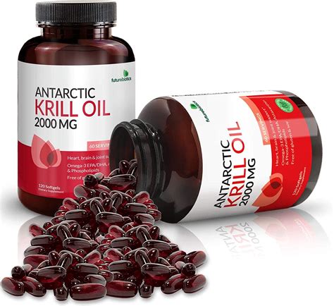 Futurebiotics Antarctic Krill Oil 2000mg With Astaxanthin Omega 3s EPA