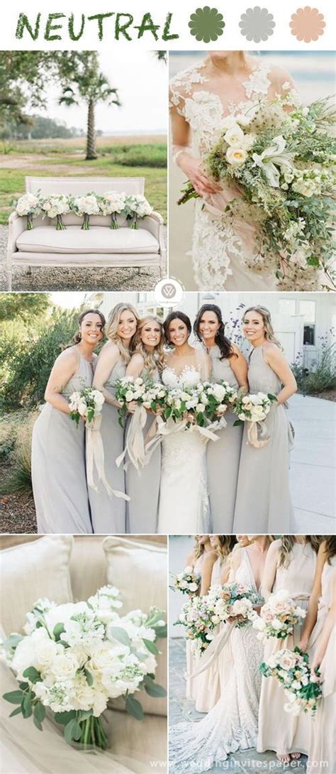 8 Most Understated Neutral Wedding Colors Neutral Wedding Colors