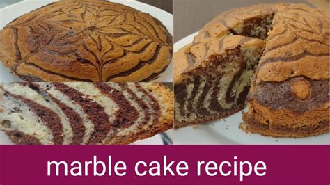 Marble Cake Recipe Zebra Cake Recipe Easy Recipes Youtube