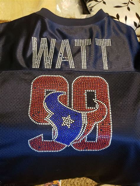 JJ WATT bedazzled Jersey on Mercari | Jj watt, Womens jersey, Jersey