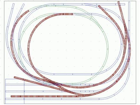 Modelleisenbahn Anordnung Planer Gleise