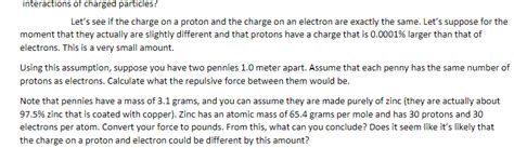 Solved Let's see if the charge on a proton and the charge on | Chegg.com