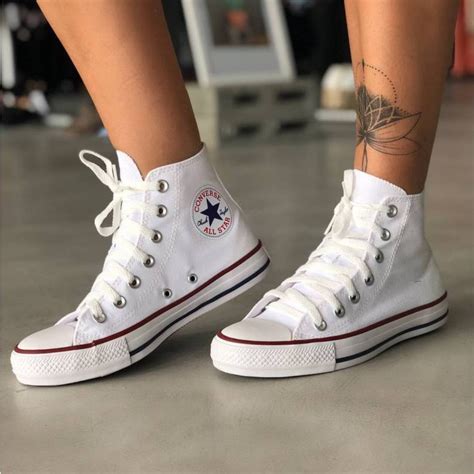 Tenis All Star Feminino Cano Alto Botinha Fotos Reais Shopee Brasil