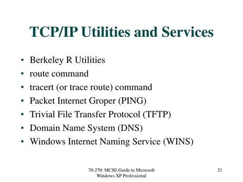 Ppt Mcse Guide To Microsoft Windows Xp Professional Chapter