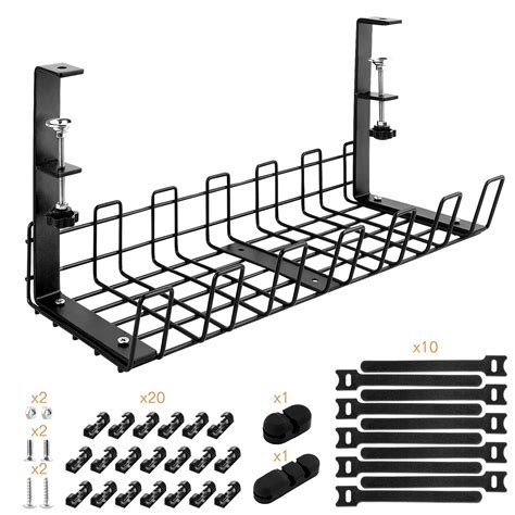 Buy Cosifo Under Desk Cable Management Tray Desk Cable Tray With 10