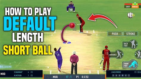 How To Play Deafult Length Short Ball In Real Cricket Rc