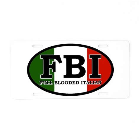 FBI Aluminum License Plate by shirteesdotnet - CafePress