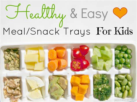 Smocks and Sprinkles: Easy Meal & Snack Trays for Kids