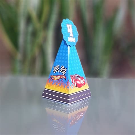 Caixinhas Cone Personalizados Hot Wheels PEGUE E MONTE Lembrancinhas Hot Wheels