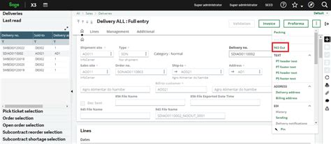 Inter Site Sales Delivery Export With Edi In Sage X Sage X Tips