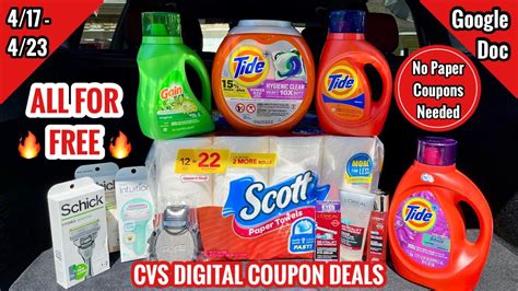 CVS ALL FREE ALL DIGITAL Digital Couponing Deals Haul For This