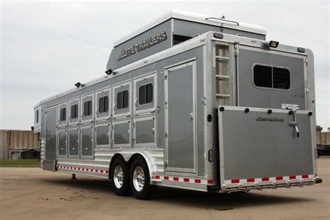 Gooseneck Slant Load Aluminum Horse Trailer Elite Custom Aluminum