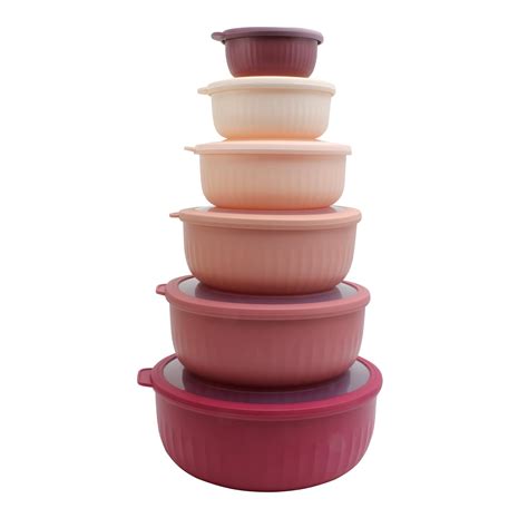 Cook With Color Prep Bowls With Lids Wide Mixing Bowls Nesting Plastic Small Mixing Bowl Set