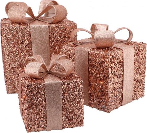 Kanderlaar Store Sparkle Giftbox Nude Gold X Cm S Set Per