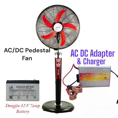 12v Dc Pedestalstand Fan Solar Fan 18 Use With 12v Battery