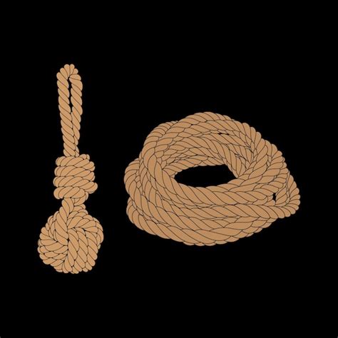 Premium Vector Set Of Rope Knots Borders Design Element Vector