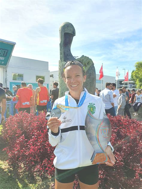 Atletismo Ana Mafalda Ferreira Vice Campe Nacional De Estrada