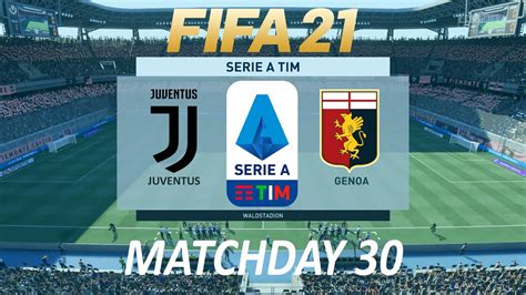 FIFA 21 Juventus Vs Genoa Serie A 2021 PS4 Full Match YouTube