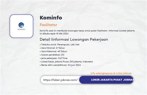 Lowongan Kerja Fasilitator