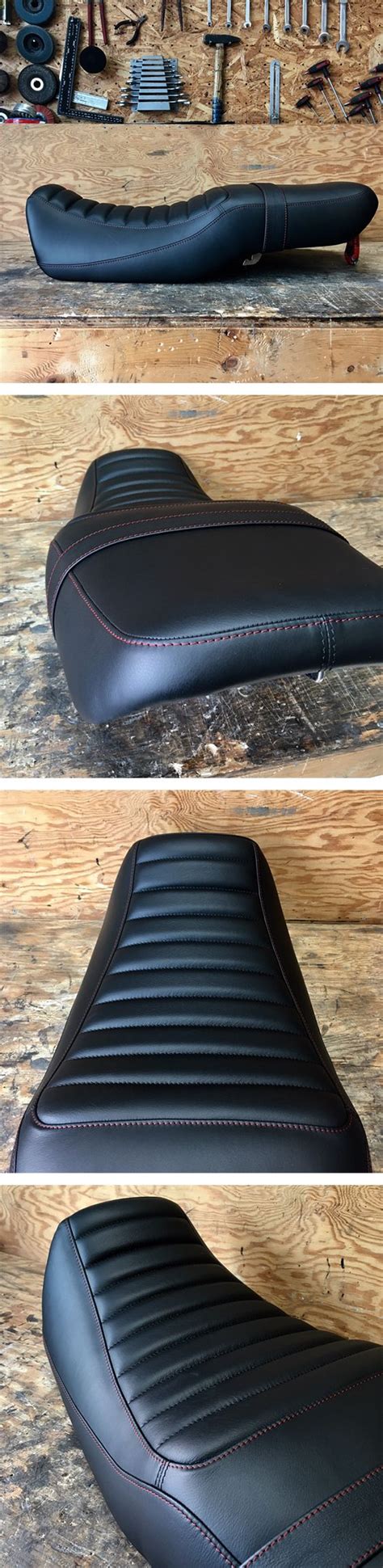 New Custom Leather Upholstery For This Honda Cb Seat Added Some